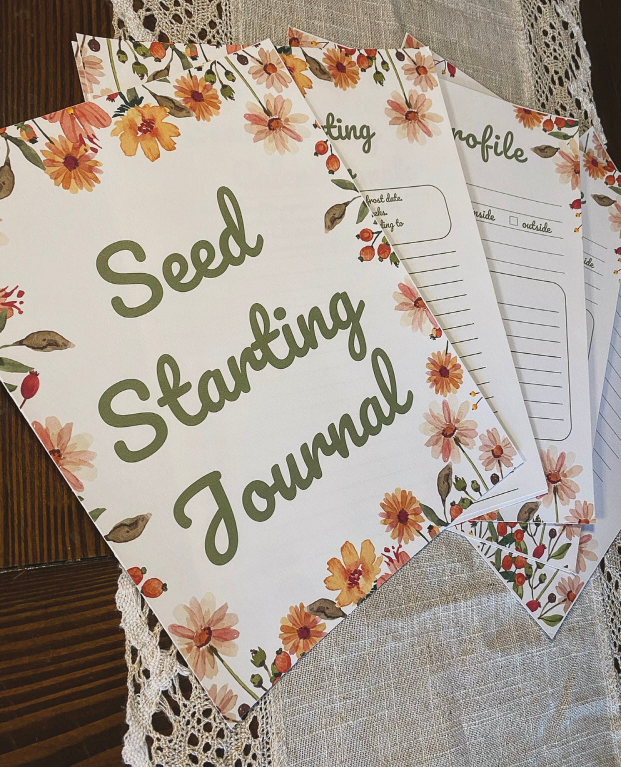 Seed Starting Journal