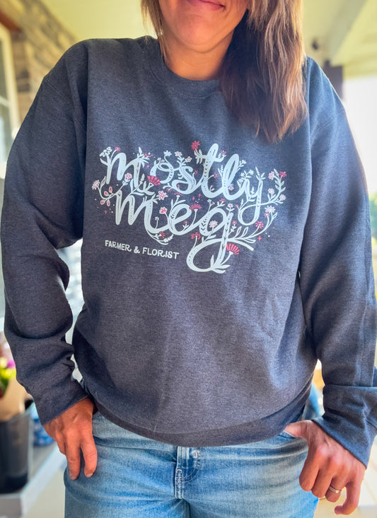 Flower Design  - Crewneck Sweatshirt