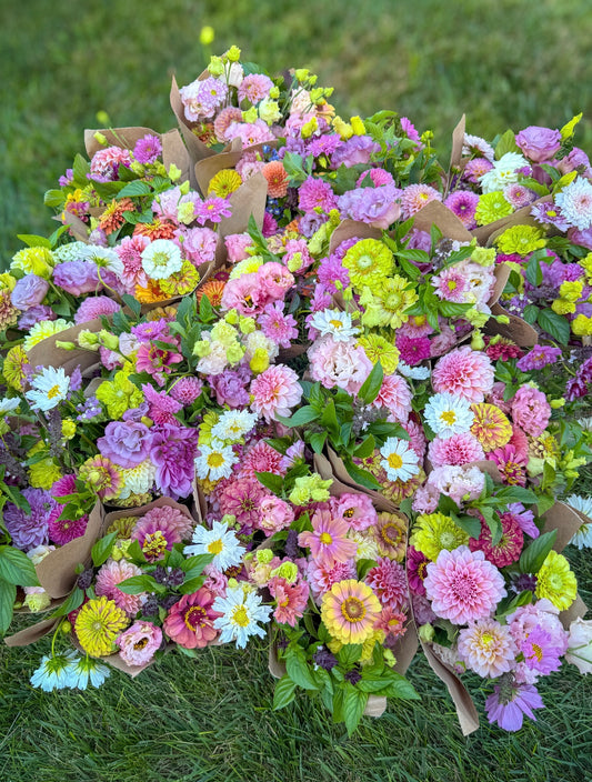 Monthly Flower Subscription (5 bouquets total)